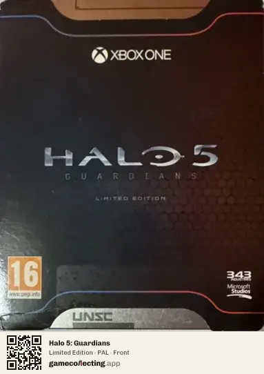 Halo 5: Guardians Xbox One, PAL box front