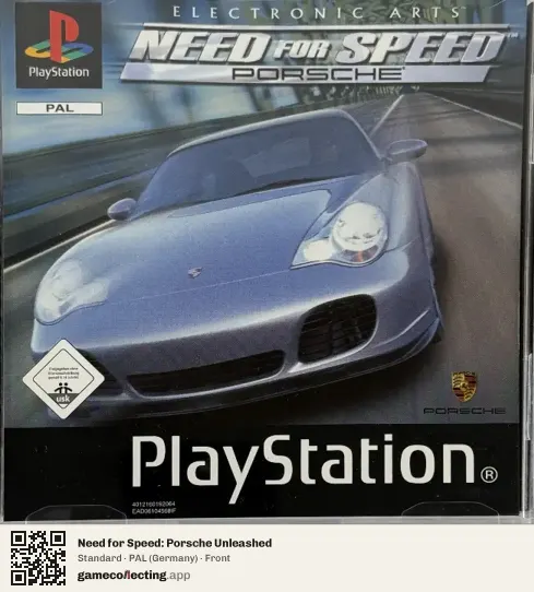 Need for Speed: Porsche Unleashed PlayStation, Germany box front