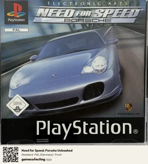 Need for Speed: Porsche Unleashed PlayStation, Germany box front