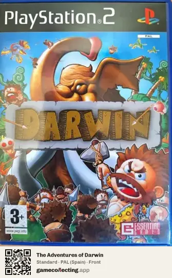 The Adventures of Darwin PlayStation 2, Spain box front