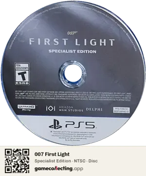 007 First Light PlayStation 5, NTSC disc