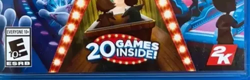 Carnival Games, the ESRB box on its front