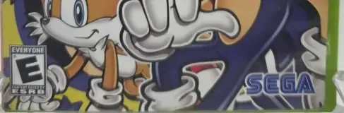 Sonic Mega Collection Plus, the ESRB box on its front