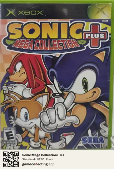Sonic Mega Collection Plus Xbox, NTSC box front