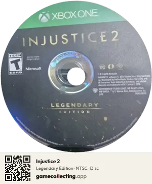 Injustice 2 Xbox One, NTSC disc