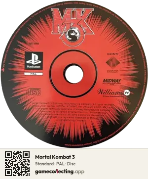 Mortal Kombat 3 PlayStation, PAL disc