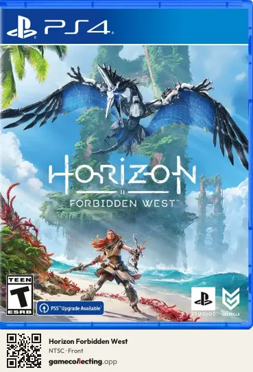 Horizon Forbidden West PlayStation 4, NTSC box front