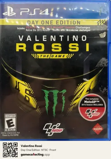 Valentino Rossi PlayStation 4, NTSC box front