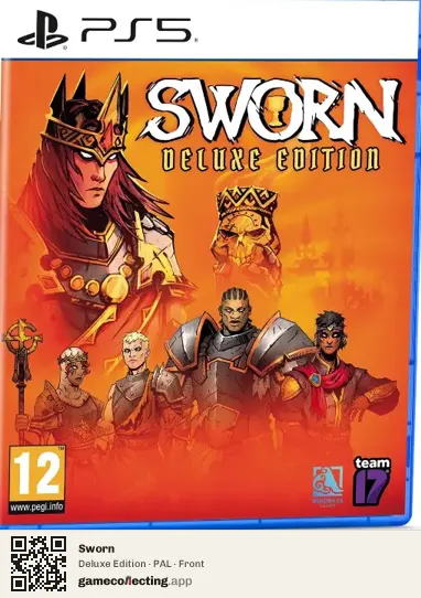 Sworn PlayStation 5, PAL box front