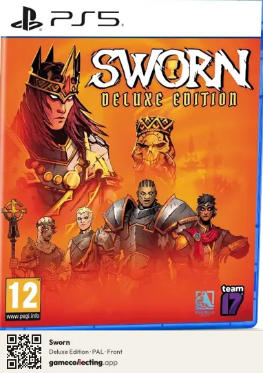 Sworn PlayStation 5, PAL box front