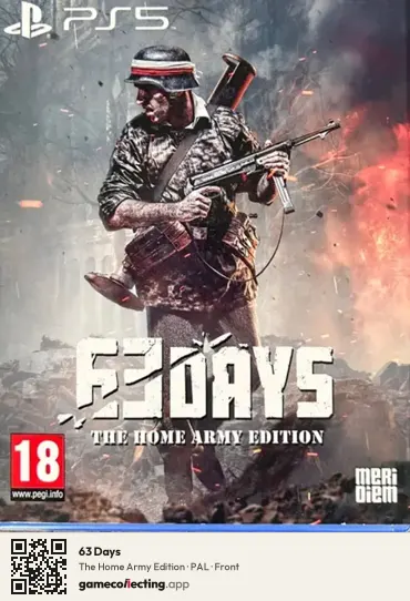 63 Days PlayStation 5, PAL box front