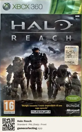 Halo: Reach Xbox 360, Italy box front