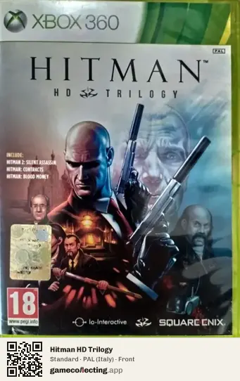 Hitman HD Trilogy Xbox 360, Italy box front