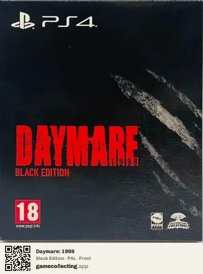 Daymare: 1998 PlayStation 4, PAL box front