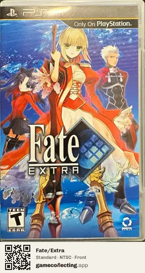 Fate/Extra PlayStation Portable, NTSC box front