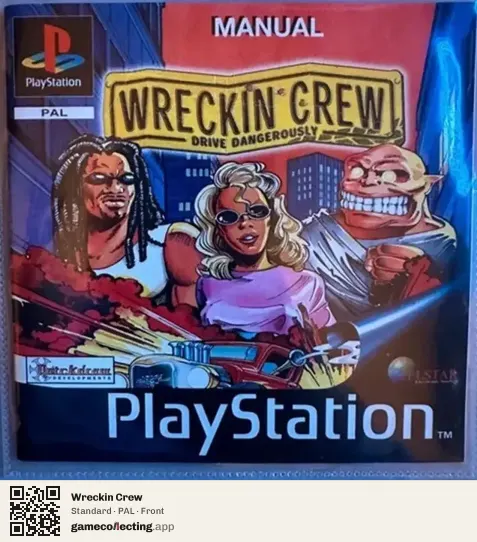 Wreckin Crew PlayStation, PAL box front