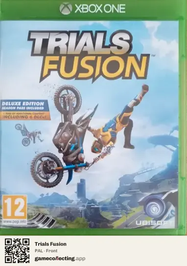 Trials Fusion Xbox One, PAL box front