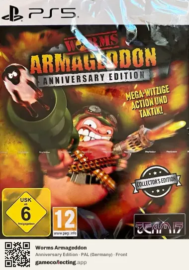 Worms Armageddon PlayStation 5, Germany box front