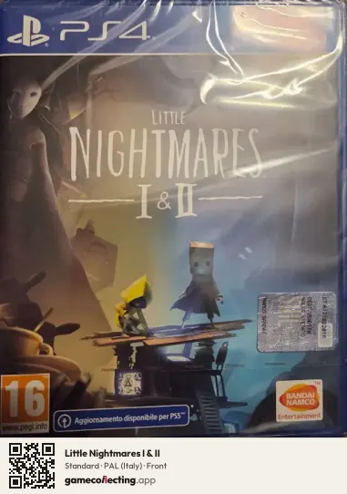 Little Nightmares I & II PlayStation 4, Italy box front