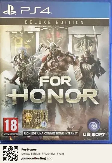For Honor PlayStation 4, Italy box front