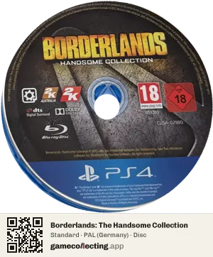 Borderlands: The Handsome Collection PlayStation 4, PAL disc