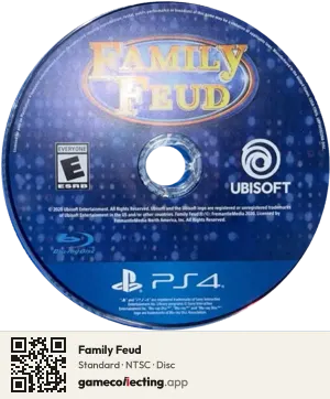 Family Feud PlayStation 4, NTSC disc