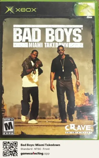 Bad Boys: Miami Takedown Xbox, NTSC box front
