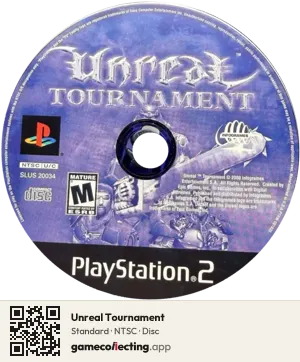 Unreal Tournament PlayStation 2, NTSC disc
