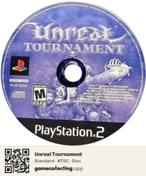 Unreal Tournament PlayStation 2, NTSC disc