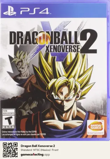 Dragon Ball Xenoverse 2 PlayStation 4, Mexico box front