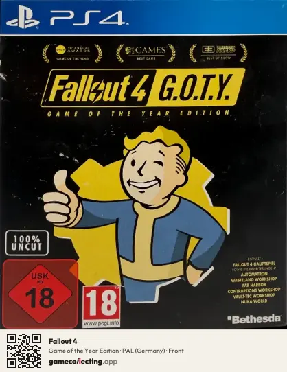Fallout 4 PlayStation 4, Germany box front