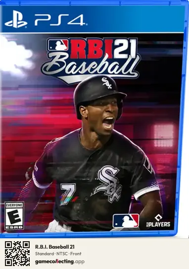 R.B.I. Baseball 21 PlayStation 4, NTSC box front