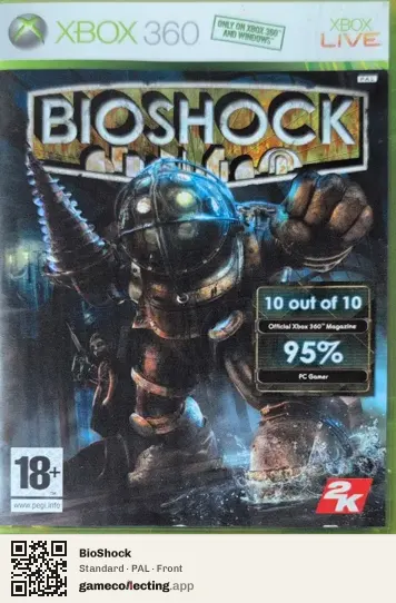 BioShock Xbox 360, PAL box front