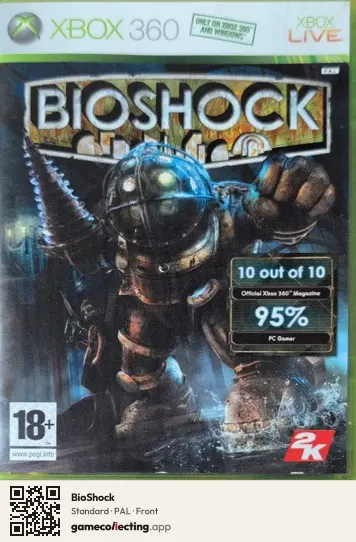 BioShock Xbox 360, PAL box front