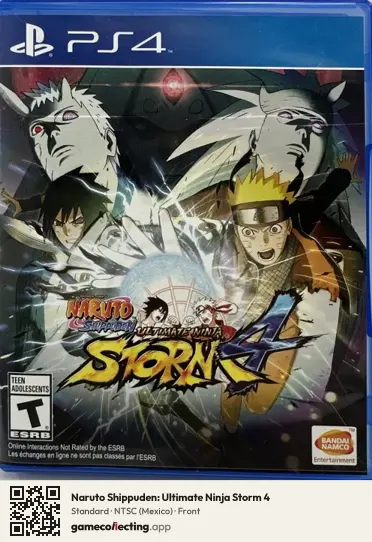 Naruto Shippuden: Ultimate Ninja Storm 4 PlayStation 4, Mexico box front