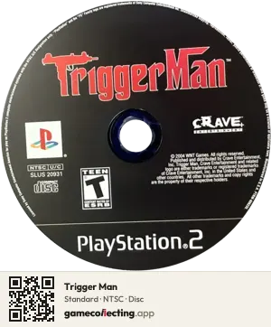 Trigger Man PlayStation 2, NTSC disc
