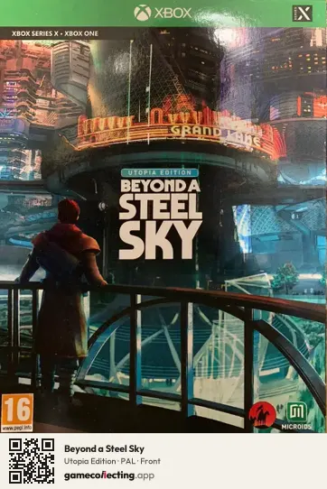 Beyond a Steel Sky Xbox Series X, PAL box front