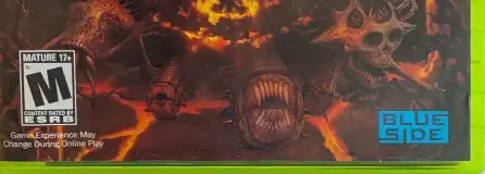 Kingdom Under Fire: Circle of Doom, the ESRB box on its front