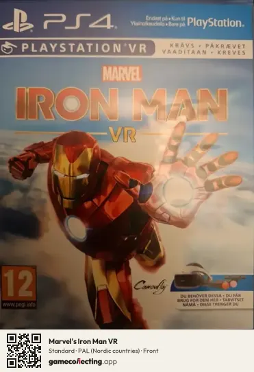 Marvel's Iron Man VR PlayStation 4, Nordic countries box front