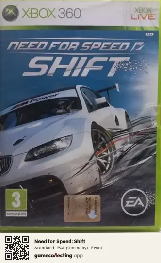 Need for Speed: Shift Xbox 360, Germany box front