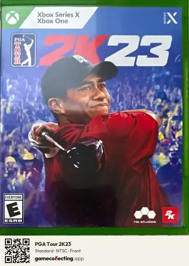 PGA Tour 2K23 Xbox Series X, NTSC box front