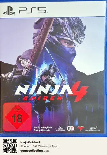 Ninja Gaiden 4 PlayStation 5, Germany box front