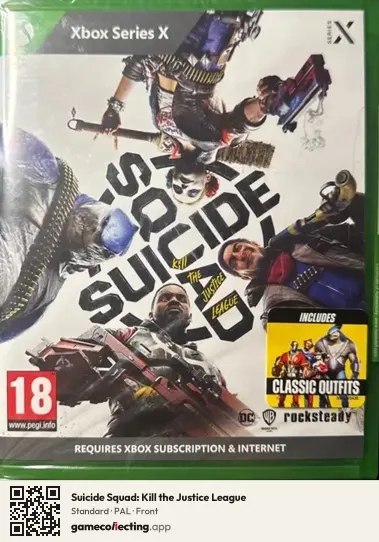 Suicide Squad: Kill the Justice League Xbox Series X, PAL box front