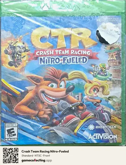 Crash Team Racing Nitro-Fueled Xbox One, NTSC box front