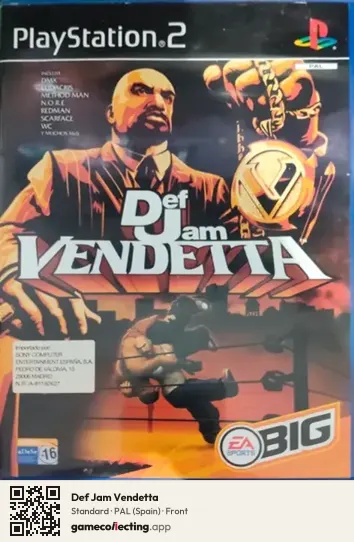 Def Jam Vendetta PlayStation 2, Spain box front