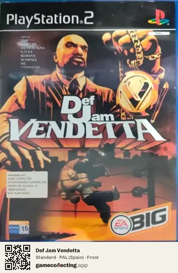 Def Jam Vendetta PlayStation 2, Spain box front
