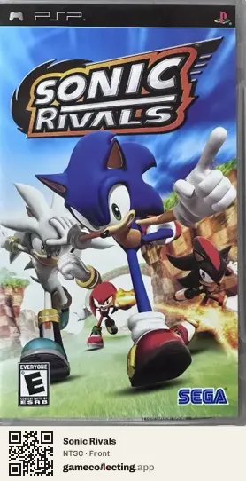 Sonic Rivals PlayStation Portable, NTSC box front