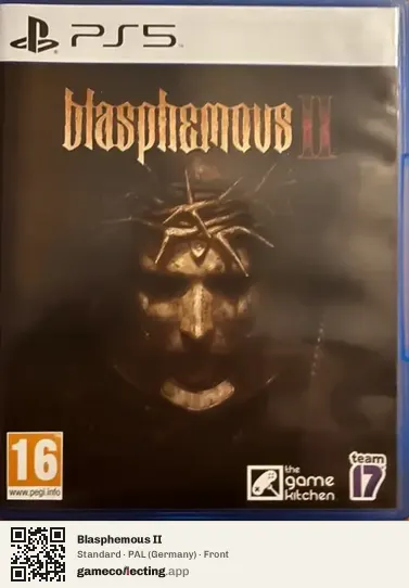Blasphemous II PlayStation 5, Germany box front