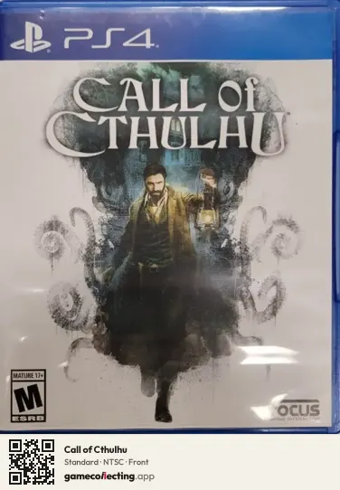 Call of Cthulhu PlayStation 4, NTSC box front