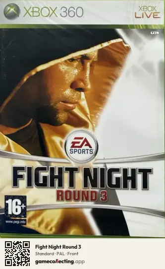 Fight Night Round 3 Xbox 360, PAL box front